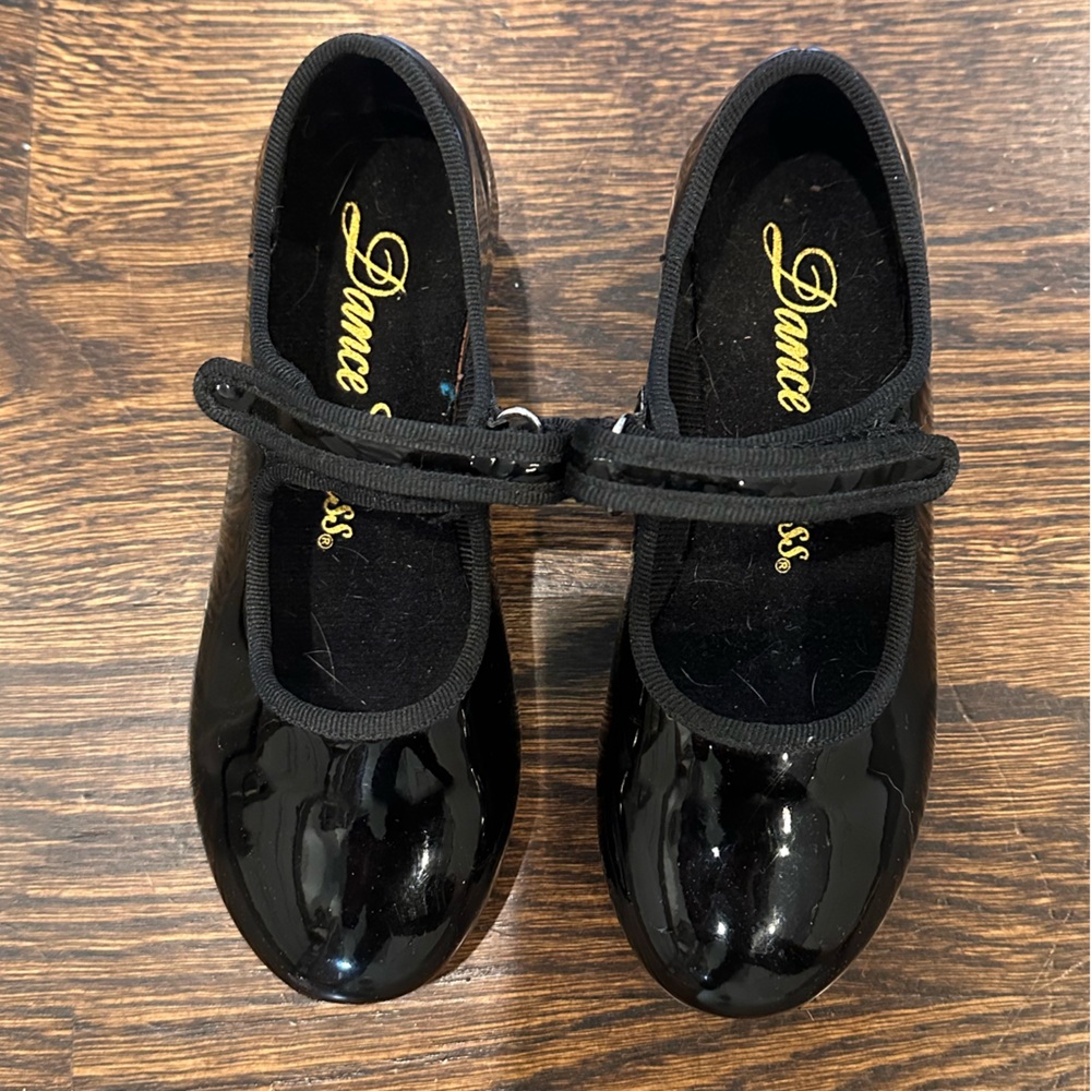 Dance Class Black Patent Tap Shoes